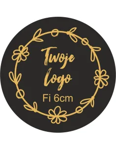 Naklejki 6 cm logo Firmy Etykiety Reklamowe Twoim Nadrukiem