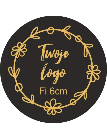 Naklejki 6 cm logo Firmy Etykiety Reklamowe Twoim Nadrukiem