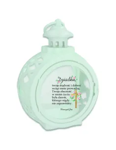 Latarenka Znicz Okrągły Personalizowany – Nadrukiem Twój