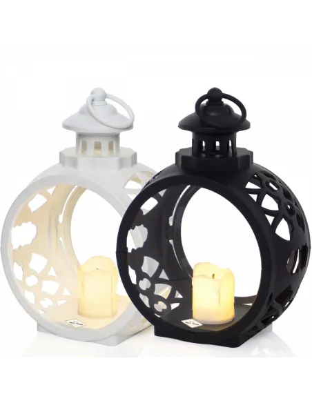 Latarenka Znicz Okrągły Personalizowany z Twoim Grawerem