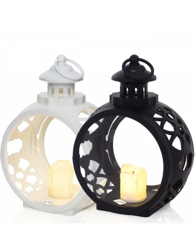 Latarenka Znicz Okrągły Personalizowany Twoim Grawerem