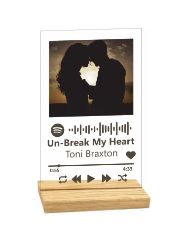 Statuetka Ramka Spotify Twoją Piosenką Zdjęciem Prezent