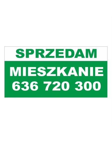 Banery Reklamowe Sprzedam Mieszkanie Personalizowany
