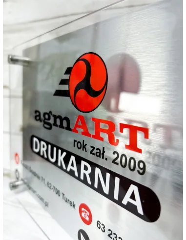 Tabliczka z Nadrukiem 30x20 Adresowa Numer Domu Dibond