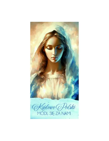 Baner Religijny Maryjny Matka Boża Dekoracja 200x100 cm