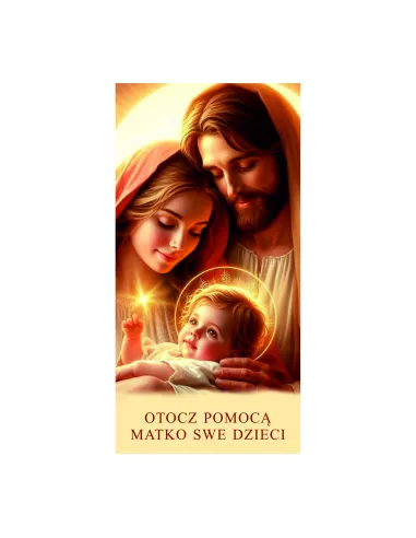 Baner 300x150 cm Religijny Maryjny Święta Rodzina Dużo