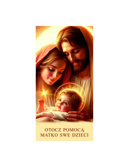 Baner 300x150 cm Religijny Maryjny Święta Rodzina Dużo