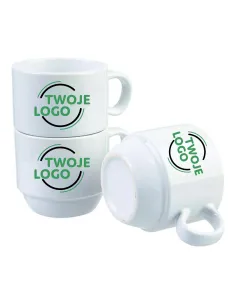 Filiżanka 170 ml z Nadrukiem z logo Reklamowy 25 sztuk