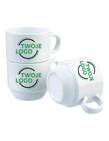 Filiżanka 170 ml z Nadrukiem z logo Reklamowy 25 sztuk