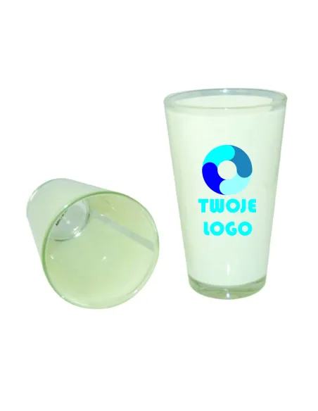 Szklanka Latte Duża Nadruk z Nadrukiem z logo Reklamowy