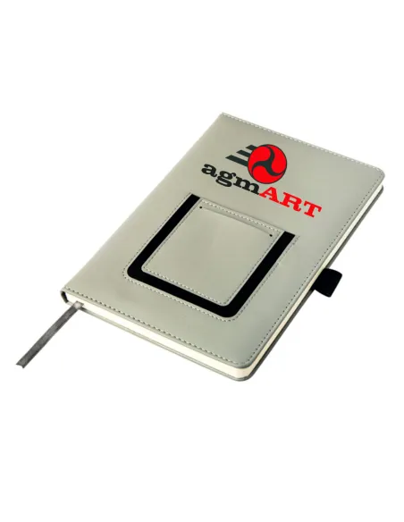 Notatnik Szary Notes z 10sztuk Kieszonką Telefon Nadruk