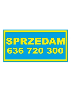 Banery Reklamowe Sprzedam Personalizowany z Nadrukiem