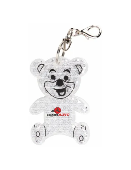 Brelok Odblaskowy Miś Reklamowy 50 szt Gadżet Twoje