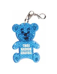 Brelok Odblaskowy Miś Reklamowy 200 szt Gadżet Twoje