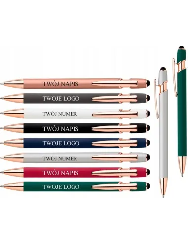 Długopisy Grawerowane Reklamowe 50 szt Twoim logo Twoje