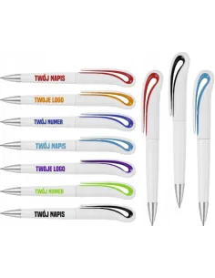 Długopisy z Nadrukiem UV Reklamowe Różne Kolory 50 szt