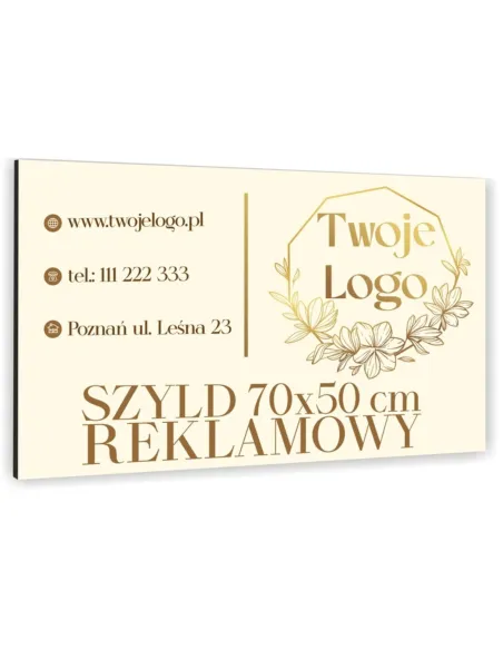 Szyld Reklamowy 70x50 Tablica Firmowy Twoje logo Projekt