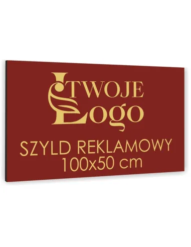 Szyld Reklamowy 100x50 Tablica Firmowy Aluminium Twoje