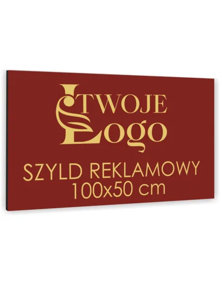 Szyld Reklamowy 100x50 Tablica Firmowy Aluminium Twoje