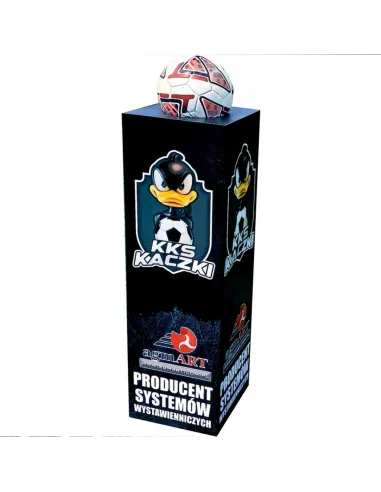 Stojak na Piłkę Nożną na Reklamę logo Piłkarski Podest