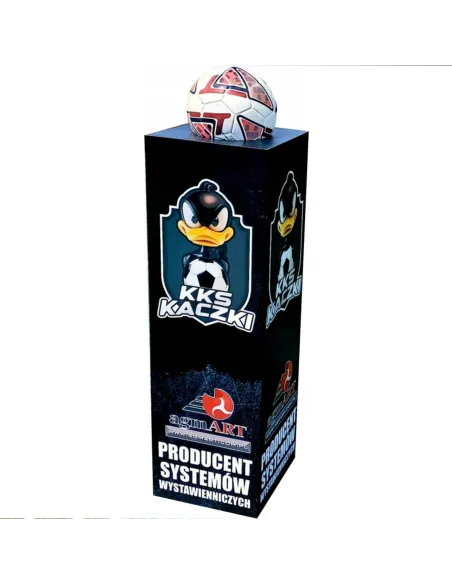 Stojak na Piłkę Nożną na Reklamę logo Piłkarski Podest
