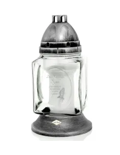 Znicz Szklany Grawer Kapliczka Personalizowany Twój Napis