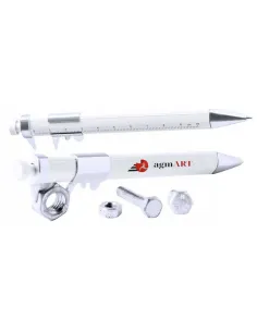 Plastikowy Długopis z Linijką z Nadrukiem z logo dla Firm