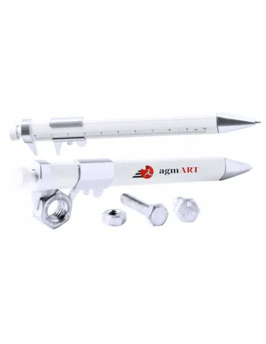 Plastikowy Długopis z Linijką z Nadrukiem z logo dla Firm