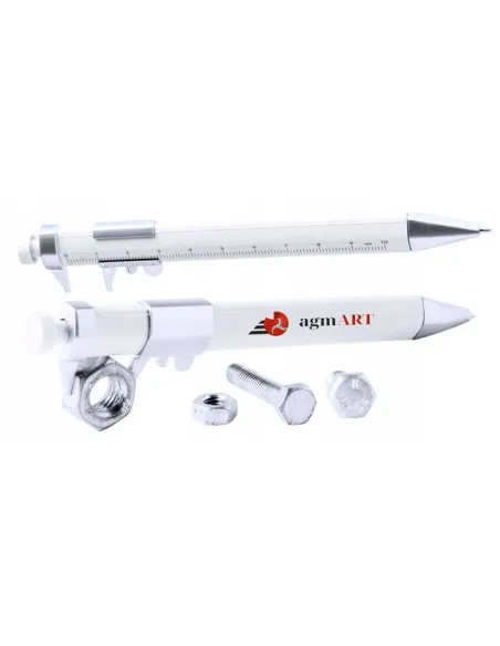 Plastikowy Długopis z Linijką z Nadrukiem z logo dla Firm