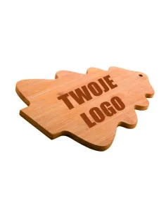 Grawerowana Deska do Krojenia Choinka Świąteczna Firmowa