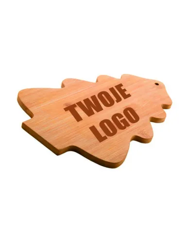 Grawerowana Deska do Krojenia Choinka Świąteczna Firmowa