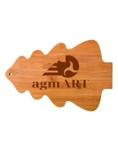 Grawerowana Deska do Krojenia 10szt Choinka Świąteczna