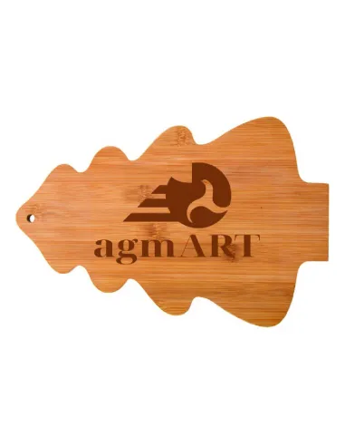 Grawerowana Deska do Krojenia 10szt Choinka Świąteczna