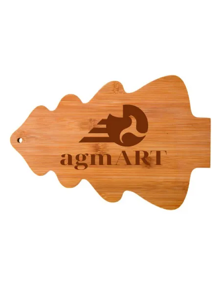 Grawerowana Deska do Krojenia 10szt Choinka Świąteczna