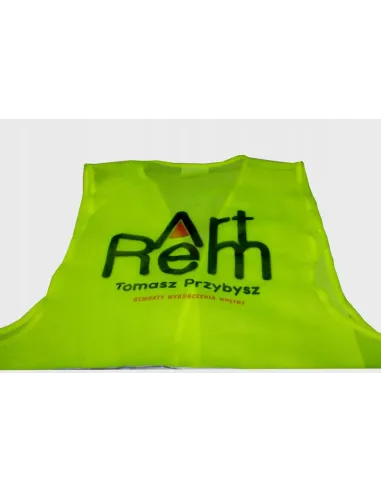 Kamizelki Odblaskowe Dziecięce logo – Nadruk Tył 20 szt
