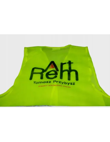 Kamizelki Odblaskowe Dziecięce logo – Nadruk Tył 20 szt