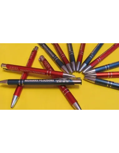 Długopisy Cosmo Reklama Trwały 50 szt – Nadruk UV 50 szt