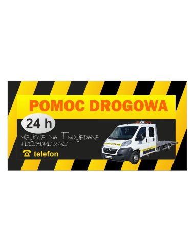 Baner Pomoc Drogowa Reklama Plandeka – Banery z Gotowymi