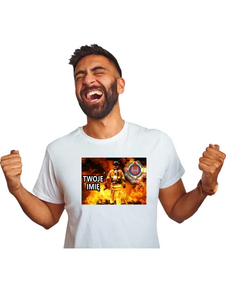 Koszulka Straż Pożarna OSP Strażaka Nazwą Jednostki