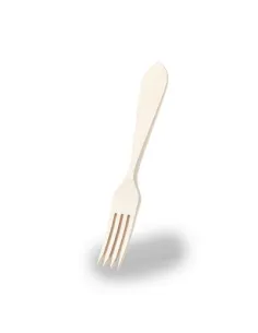 Drewniany Widelec Reklamowy z – Nadrukiem UV logo 50 szt