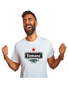 Koszulka z Imieniem Prezent dla Piwosza Imię na Prezent