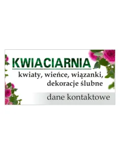 Baner Reklamowy Gotowe Wzory Banerów – Kwiaciarnia Reklamowy