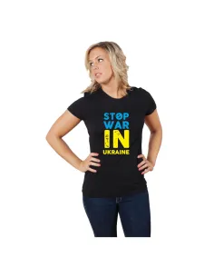 Koszulka z Nadrukiem – Stop Warin Ukraine Personalizowany