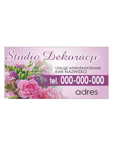 Baner – Studio Dekoracji Reklamowy Gotowe Wzory Banerów