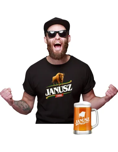 Koszulka + Kufel Prezent na Urodziny 30 40 50 60 Prezent