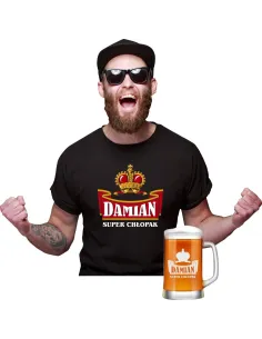 Koszulka + Kufel Prezent na Urodziny 30 40 50 60 z Napisem