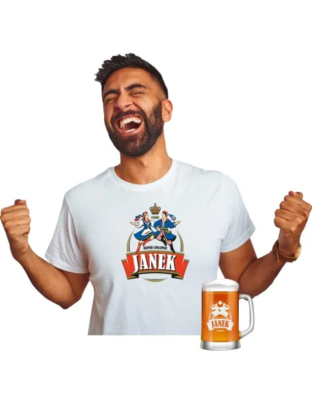 Koszulka + Kufel Prezent na Urodziny 30 40 Okolicznościowy