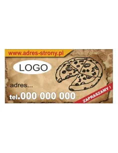 Baner – Reklamowy Gotowe Wzory Banerów Pizzeria dla Firmy