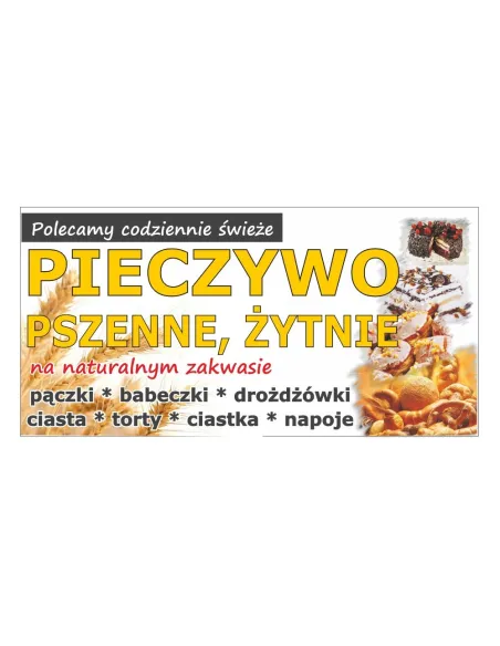 Baner Reklamowy Gotowe Wzory Banerów – Pieczywo Pszenne