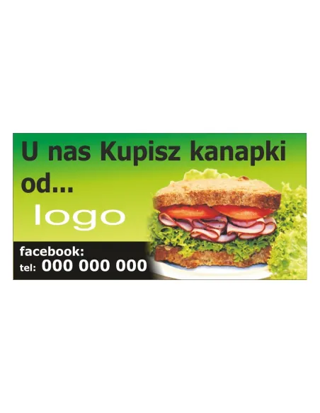 Baner Reklamowy Gotowe Wzory Banerów Nas Kupisz Kanapki